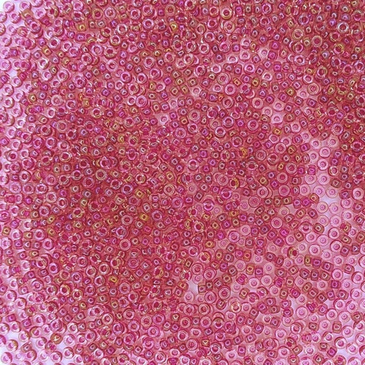3529 - 10g Size 11/0 Miyuki seed beads in Fancy lined Magenta
