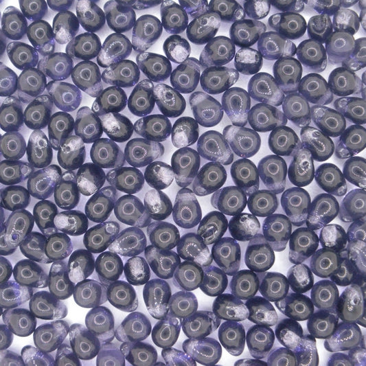 50 x drops in Tanzanite (6x4mm)