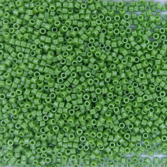 DB0724 - 1g Size 11/0 delicas in Opaque Green