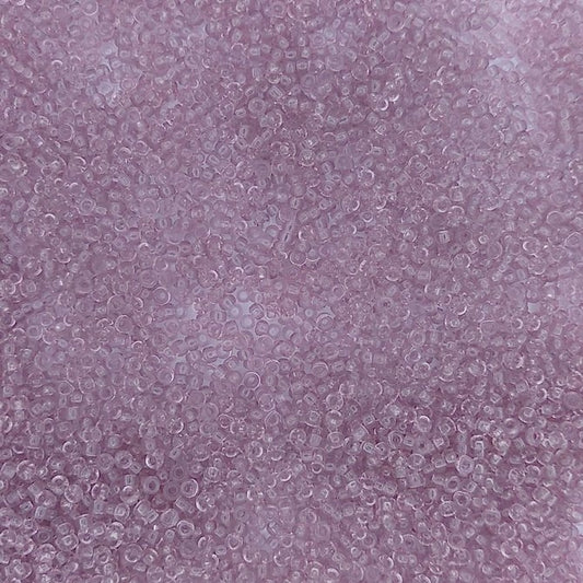 0142L - 10g Size 11/0 Miyuki seed beads in Smoky Amethyst