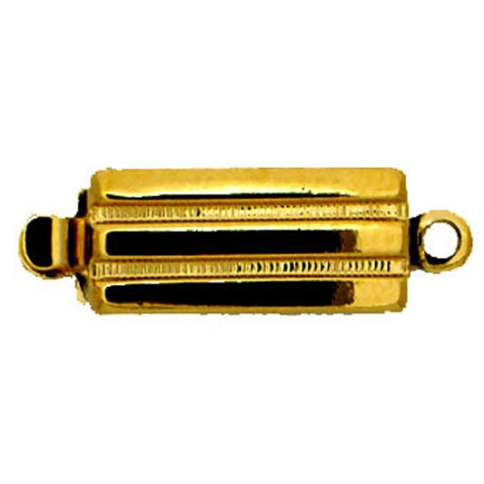 Claspgarten Gold clasp with 1 row 12659 - 12x5mm