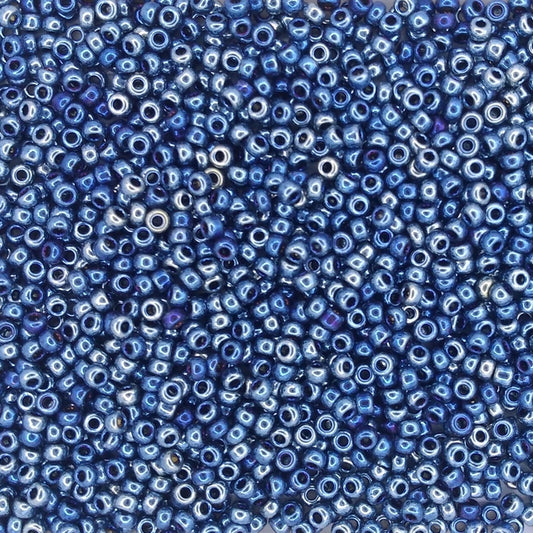 1992 - 5g Size 11/0 Miyuki seed beads in Nickel Iris
