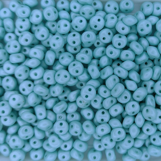 5g x 4mm Es-o beads in Powdery Pastel Turquoise