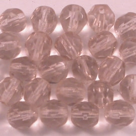 25 x 5mm faceted beads in Light Amethyst
