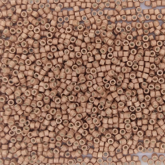 DB1165 - 1g Size 11/0 delicas in Galvanised Matt Muscat