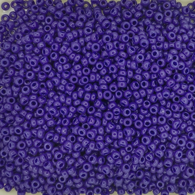 0414 - 50g Size 11/0 Miyuki seed beads in Opaque Cobalt