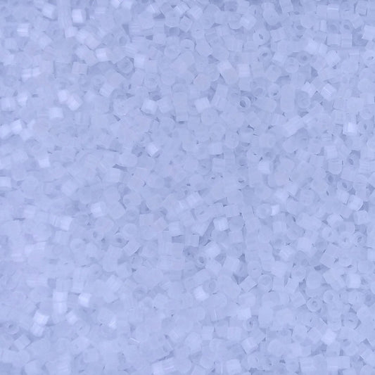 DB0635 - 1g Size 11/0 delicas in Crystal Silk Satin