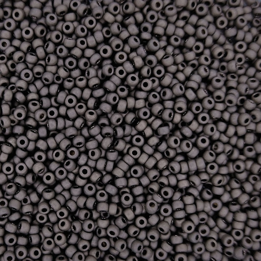 2006 - 10g Size 11/0 Miyuki seed beads in Matt Metallic Dark Bronze