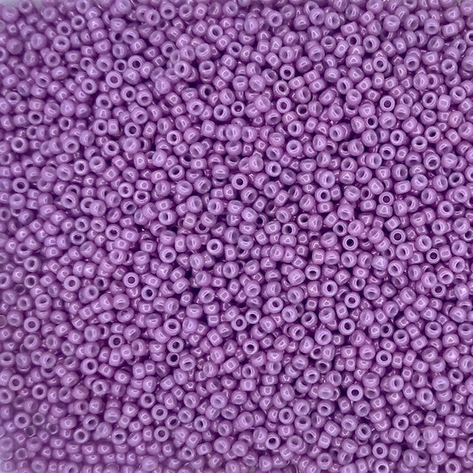 1867 - 5g Size 15/0 Miyuki seed beads in Opaque Dark Orchid Lustre