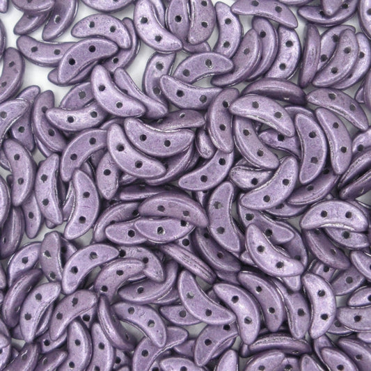 50 x CzechMate crescents in Saturated Metallic Purple