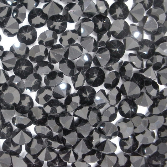 SS29 Chaton in Black (Vintage Swarovski)