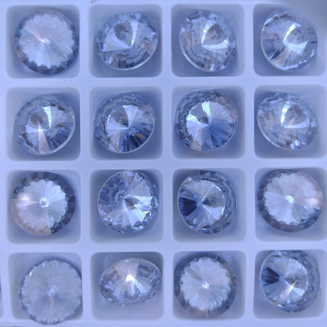 14mm rivoli in Crystal Blue Shade (Aurora)