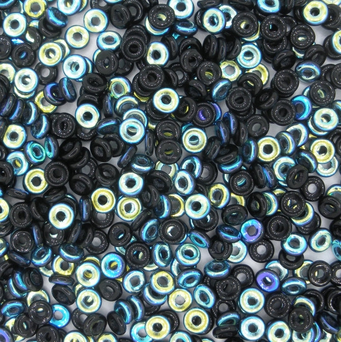 3g O beads in Black AB