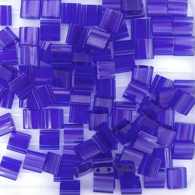 TL0151 - 5g Tila beads in Transparent Cobalt