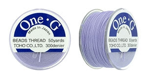 PT-50-19 - 50 yards of Toho One-G beading thread in Light Lavender