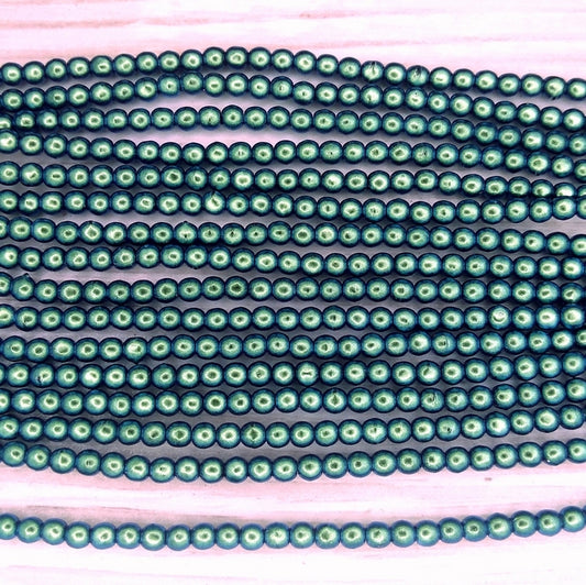 150 x 3mm round Polynesian pearls in Bora Bora