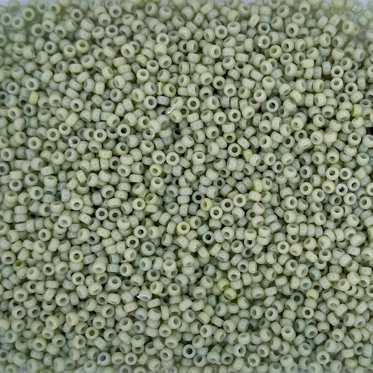 4474 - 5g Size 15/0 Miyuki seed beads in Duracoat Opaque Cactus