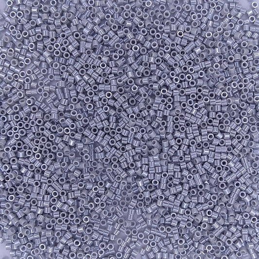 DBS1570 - 2.5g Size 15/0 delicas in Ghost Grey Lustre