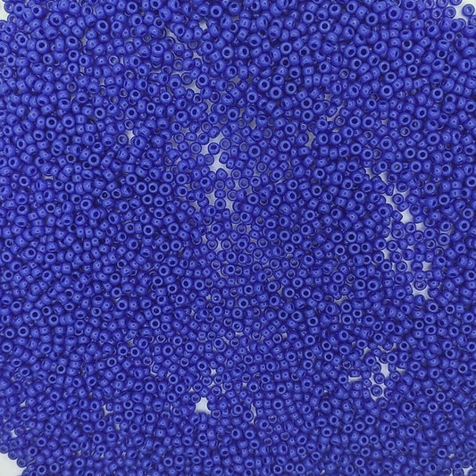 0417 - 10g Size 11/0 Miyuki seed beads in Opaque Blue