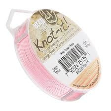 5m of 0.8mm Beadsmith Chinese Knotting Cord in Pink