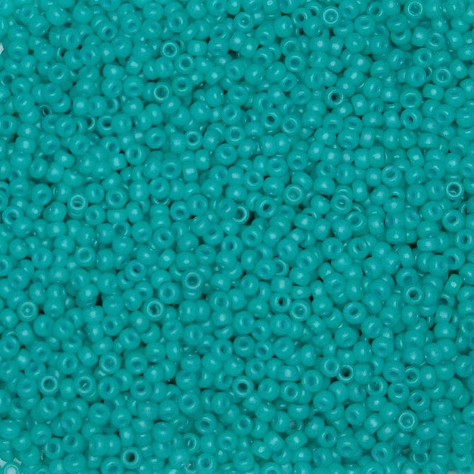 2050 - 50g Size 11/0 Miyuki seed beads in Special dyed Bright Turquoise