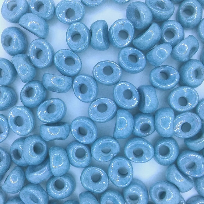 10 x Nano beads in Blue Lustre