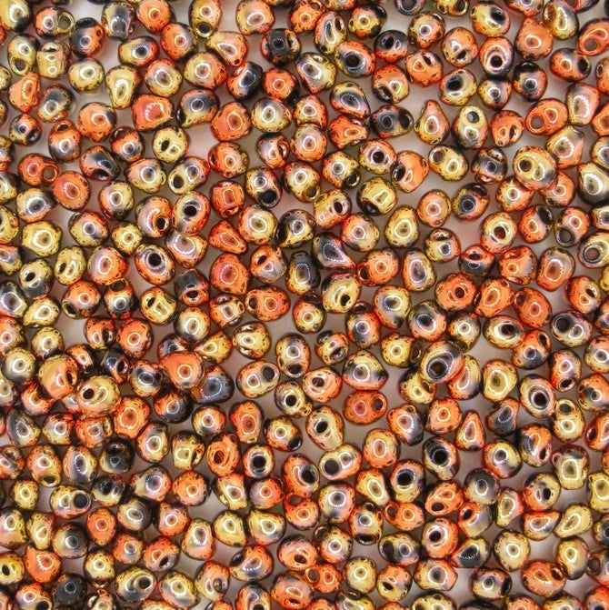 10g x 3.4mm Miyuki drops in California Gold Rush