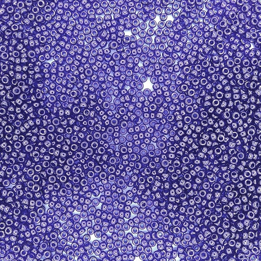 0308 - 10g Size 11/0 Miyuki seed beads in Sapphire Gold Lustre