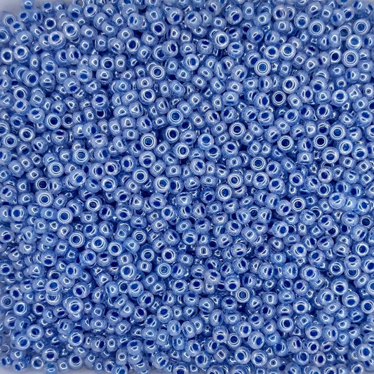 0545 - 10g Size 11/0 Miyuki seed beads in Dark Sky Blue Ceylon