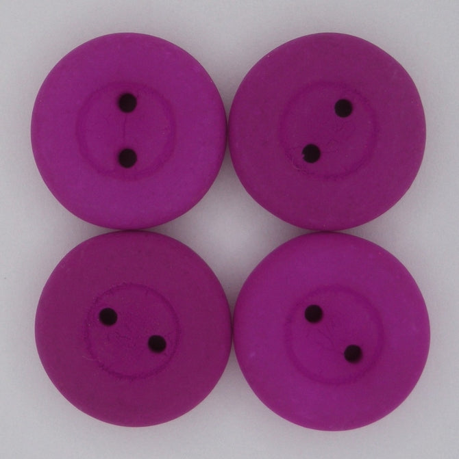 16mm glass button in Neon Purple