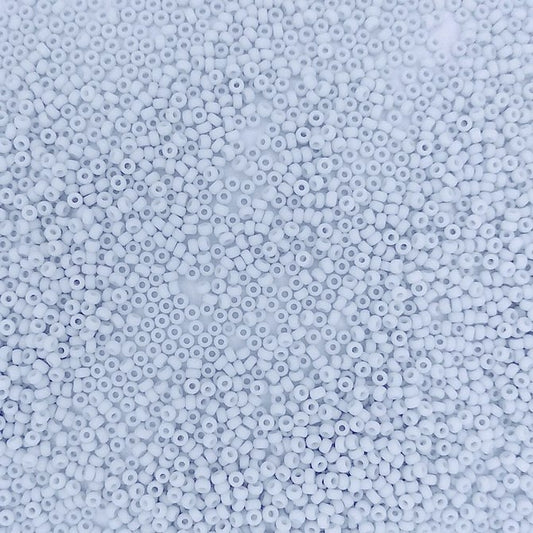 2026 - 10g Size 11/0 Miyuki seed beads in Matt Pale Blue Grey