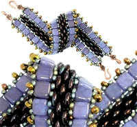 Pattern - Fantastic Frills bracelet by Eileen Barker