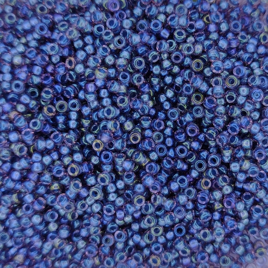 3747 - 10g Size 11/0 Miyuki seed beads in Fancy lined Anchor Grey
