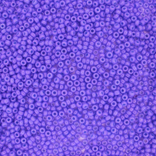 1477 - 10g Size 11/0 Miyuki seed beads in Opaque Purple