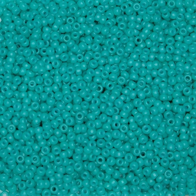 2050 - 10g Size 11/0 Miyuki seed beads in Special dyed Bright Turquoise
