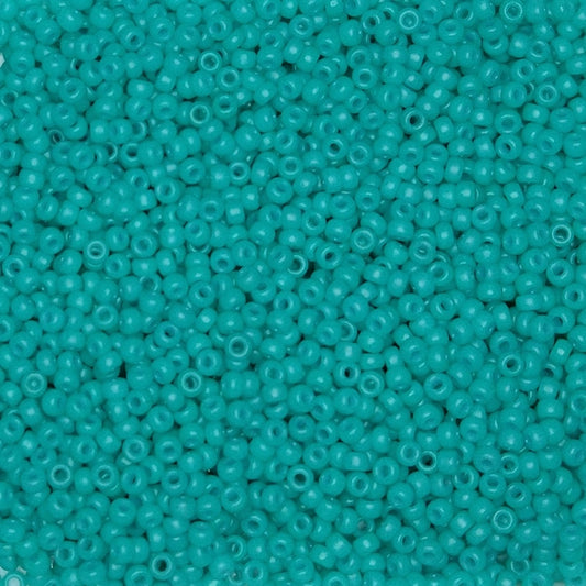 2050 - 10g Size 11/0 Miyuki seed beads in Special dyed Bright Turquoise