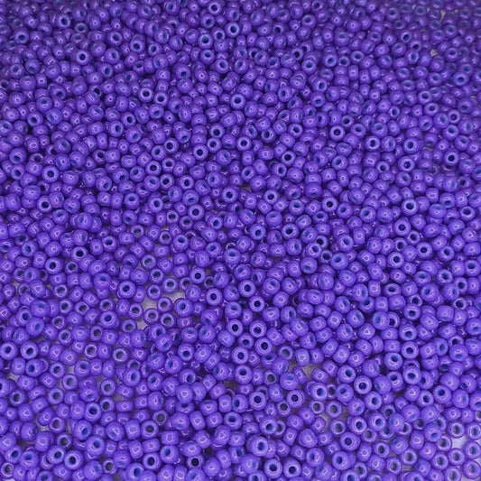 1477 - 10g Size 8/0 Miyuki seed beads in Opaque Purple