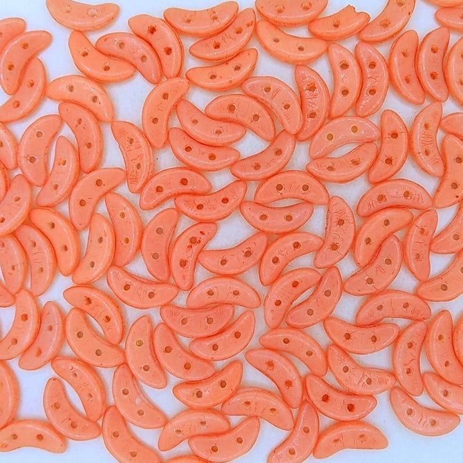 50 x CzechMate crescents in Opaque Fiesta