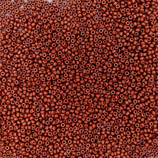 4208F - 10g Size 11/0 Miyuki seed beads in Matt Duracoat Galvanised Berry