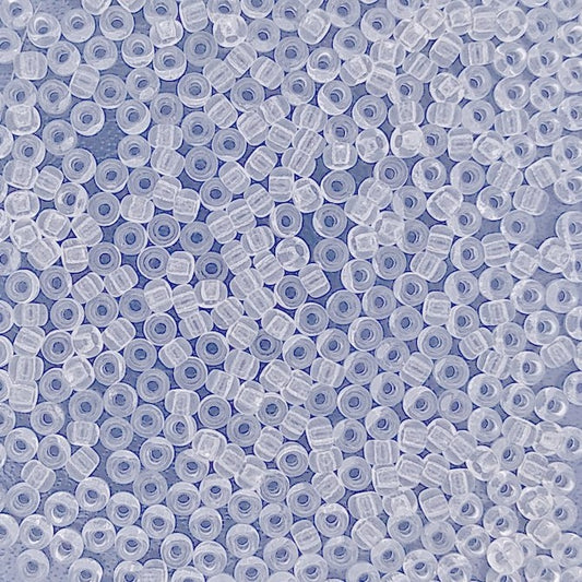 0131 - 10g Size 8/0 Miyuki seed beads in Crystal